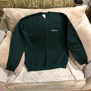 Wilson New Green Big Men Sweatshirt Sz 2X
